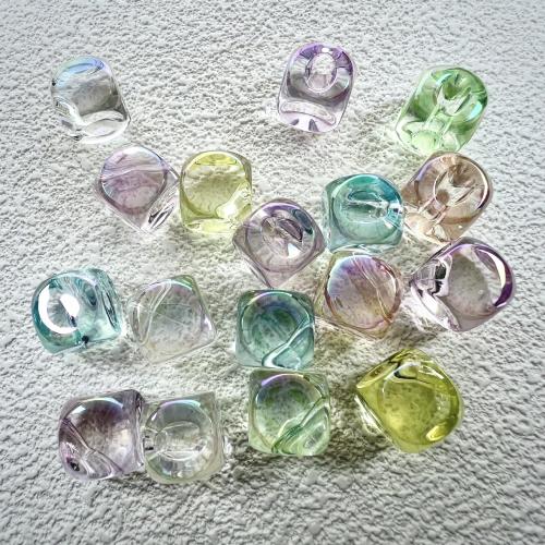 Plated Acrylic Beads colorful plated DIY 16mm Approx Sold By Bag
