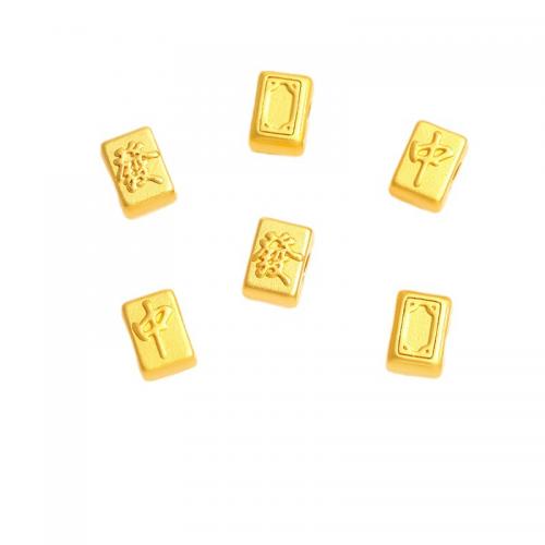 Zinc Alloy Jewelry Beads plated DIY golden Approx 4.1mm Sold By PC