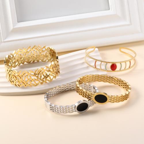 Bracelet en acier inoxydable, Acier inoxydable 304, bijoux de mode & styles différents pour le choix & pour femme, plus de couleurs à choisir, Vendu par PC
