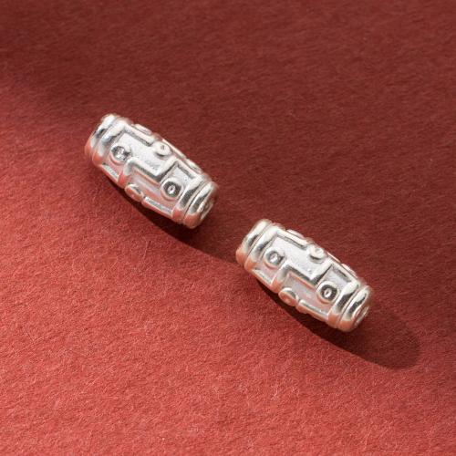 925 Sterling Silver Beads, Antique finish, DIY, silver color, 8x16.80mm, Hole:Approx 2.9mm, Sold By PC