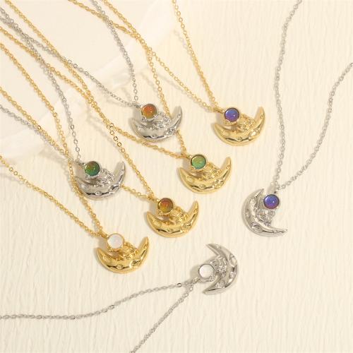 Messing Halskette, mit Kristall, mit Verlängerungskettchen von 5CM, goldfarben plattiert, Modeschmuck & für Frau, keine, frei von Nickel, Blei & Kadmium, Länge:40 cm, verkauft von PC