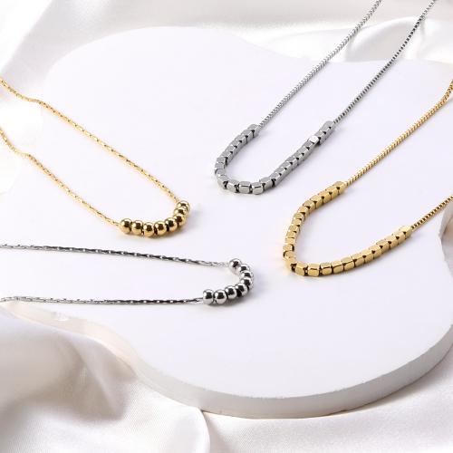 Stainless Steel Jewelry Necklace 304 Stainless Steel with 5cm extender chain plated fashion jewelry & for woman nickel lead & cadmium free Length Approx 45 cm Sold By PC