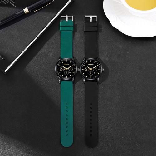 Women Wrist Watch Zinc Alloy with Glass & Silicone fashion jewelry & Chinese movement & for woman & waterproof nickel lead & cadmium free Dial diameter 42mm thickness :11mm. Length Approx 220 mm Sold By PC