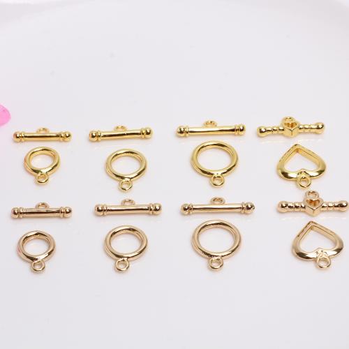 Brass Toggle Clasp plated DIY Sold By Set