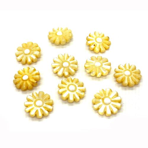 Natural Freshwater Shell Beads Flower DIY Approx Sold By Bag