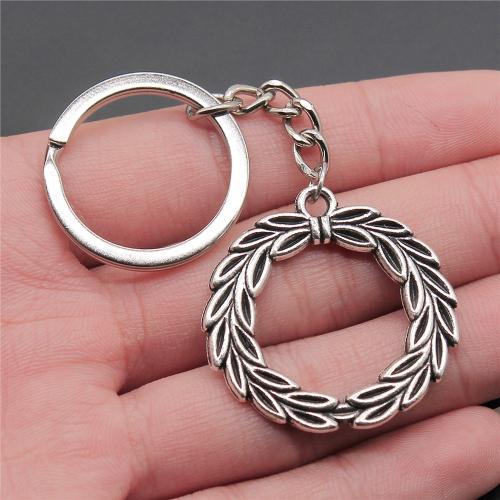 Zinc Alloy Key Clasp with Iron plated fashion jewelry nickel lead & cadmium free 34mm Sold By PC