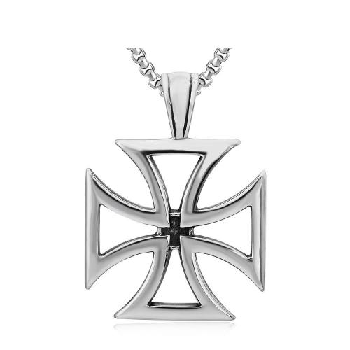 Stainless Steel Cross Pendants, 304 Stainless Steel, fashion jewelry & Unisex, 34mm, Sold By PC