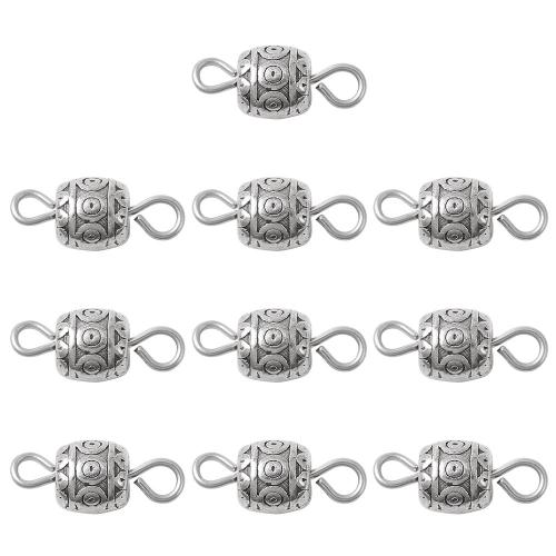 Tibetan Style Connector, silver color plated, DIY & 1/1 loop, nickel, lead & cadmium free, 128x69x22mm, 10PCs/Bag, Sold By Bag
