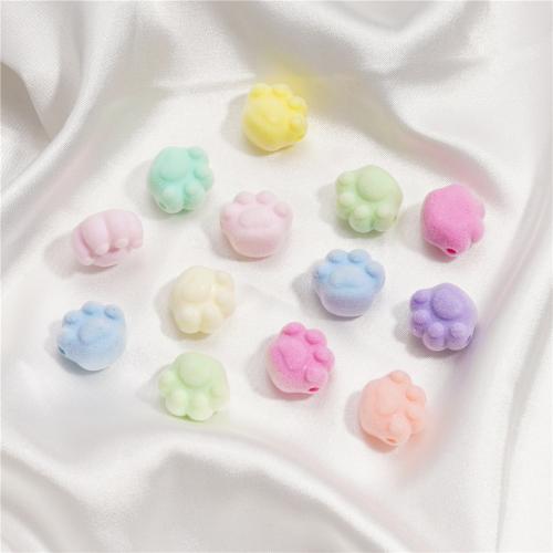 Mixed Jewelry Beads Flocking Fabric Claw DIY nickel lead & cadmium free Approx 3mm Sold By Bag