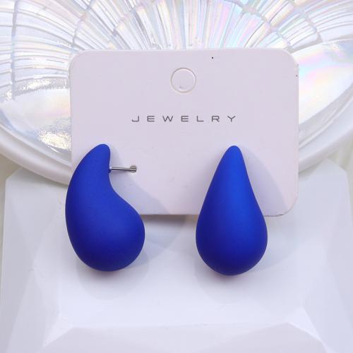 Acrylic Jewelry Earring Teardrop stoving varnish fashion jewelry & for woman Sold By Pair