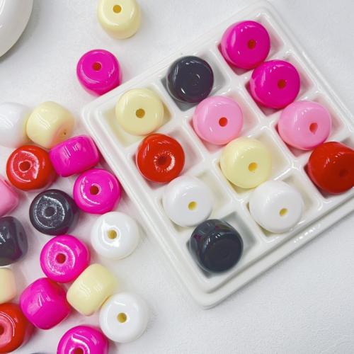 Acrylic Jewelry Beads, stoving varnish, DIY, more colors for choice, 20mm, Approx 10PCs/Bag, Sold By Bag