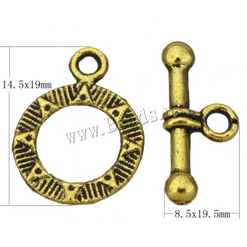 Zinc Alloy Toggle Clasp plated nickel lead & cadmium free  Approx 2mm Sold By Lot