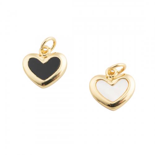 Pingentes de coração de bronze, cobre, joias de moda & unissex, Mais cores pare escolha, níquel, chumbo e cádmio livre, 11.50x11.50mm, vendido por PC