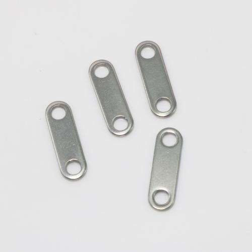 Stainless Steel Connector, 304 Stainless Steel, plated, DIY, silver color, 9.50x30mm, Sold By PC