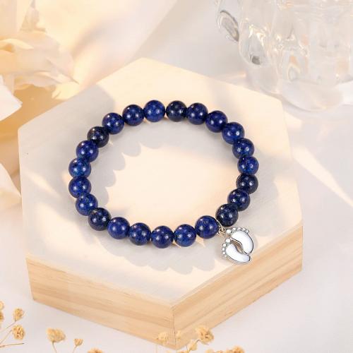 Gemstone Bracelets Natural Stone handmade fashion jewelry & for woman Length Approx 6.7 Inch Sold By PC