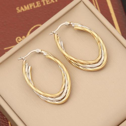 Stainless Steel Lever Back Earring, 304 Stainless Steel, fashion jewelry & different styles for choice & for woman, outside diameter 30-40mm, Sold By Pair