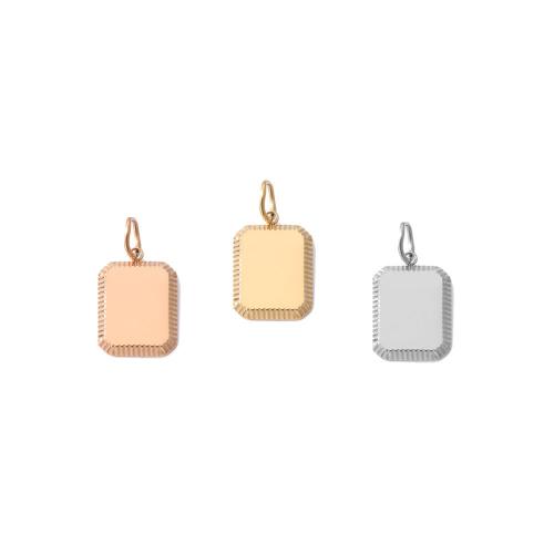 Stainless Steel Pendants, 304 Stainless Steel, fashion jewelry & DIY, more colors for choice, 16x13mm, Sold By PC