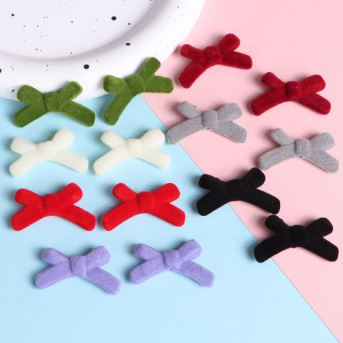 Mixed Jewelry Beads Flocking Fabric Bowknot DIY Approx Sold By Bag