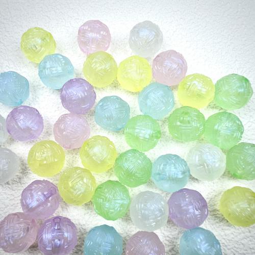 Akryl smykker perler, du kan DIY & luminated, flere farver til valg, 16mm, Ca. 200pc'er/Bag, Solgt af Bag