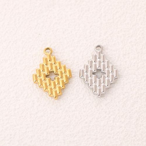Stainless Steel Pendants, 304 Stainless Steel, Vacuum Ion Plating, fashion jewelry & DIY, more colors for choice, 18x26mm, 3PCs/Bag, Sold By Bag