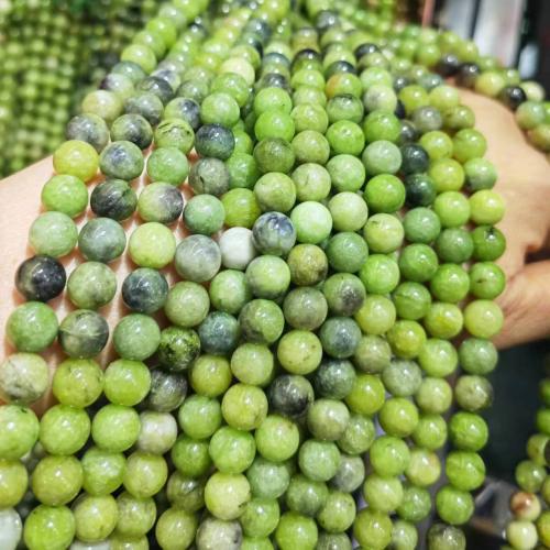 Natural Jade Beads Australia Jade Round DIY green Sold By Strand