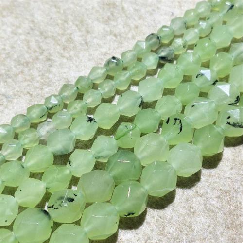 Grânulos de gemstone jóias, Prehnita, Roda, DIY & tamanho diferente para a escolha, verde, vendido para Aprox 38 cm Strand