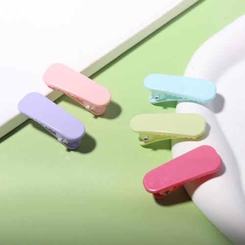 Alligator Hair Clip, Resin, stoving varnish, Girl & DIY, more colors for choice, 36x13mm, Sold By PC