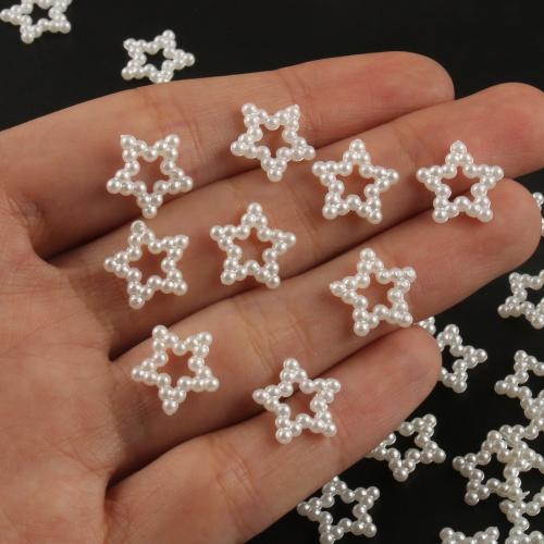 Jewelry Accessories, Resin, Star, injection moulding, DIY & hollow, more colors for choice, 12mm, Approx 2000PCs/Bag, Sold By Bag
