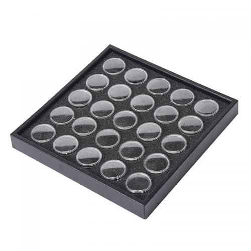 Plastic Nail Art Storage Box, different size for choice, black, Sold By PC