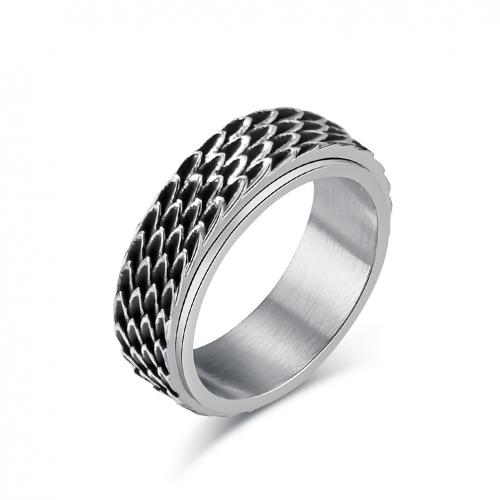 Titantium Steel δάχτυλο του δακτυλίου, Titanium Steel, γυαλισμένο, για άνδρες και γυναίκες & διαφορετικό μέγεθος για την επιλογή, περισσότερα χρώματα για την επιλογή, Sold Με PC