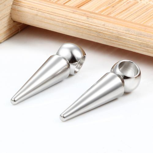Stainless Steel Pendants, 304 Stainless Steel, electrolyzation, DIY & different size for choice, nickel, lead & cadmium free, Approx 20PCs/Bag, Sold By Bag
