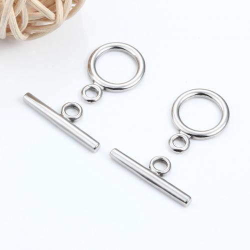 Stainless Steel Toggle Clasp 304 Stainless Steel electrolyzation DIY nickel lead & cadmium free Sold By PC