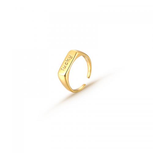 Ring Finger ze stali nierdzewnej, Stal nierdzewna 304, Pozłacane 18K, biżuteria moda & dla kobiety, bez zawartości niklu, ołowiu i kadmu, Inner diameter: 19mm., sprzedane przez PC