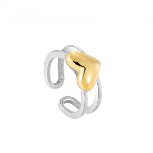 Brass δάχτυλο του δακτυλίου, Ορείχαλκος, επιχρυσωμένο, κοσμήματα μόδας & για τη γυναίκα & κοίλος, νικέλιο, μόλυβδο και κάδμιο ελεύθεροι, Sold Με PC