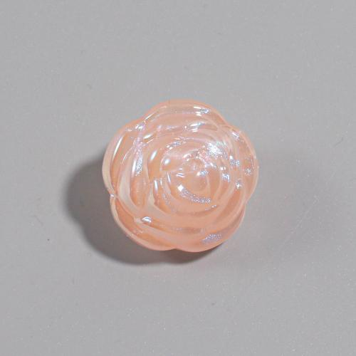 ABS plast perler, Rose, du kan DIY & forskellig størrelse for valg, flere farver til valg, Ca. 50pc'er/Bag, Solgt af Bag