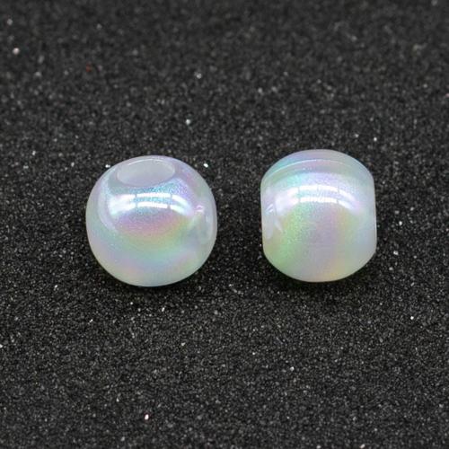 ABS plast perler, Runde, du kan DIY & forskellig størrelse for valg, flere farver til valg, Ca. 100pc'er/Bag, Solgt af Bag