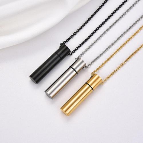 Stainless Steel Jewelry Necklace 304 Stainless Steel fashion jewelry & Unisex Length Approx 61 cm Sold By PC