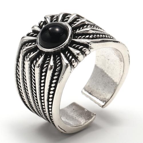 Titanium Steel Finger Ring plated Unisex & micro pave cubic zirconia original color Sold By PC