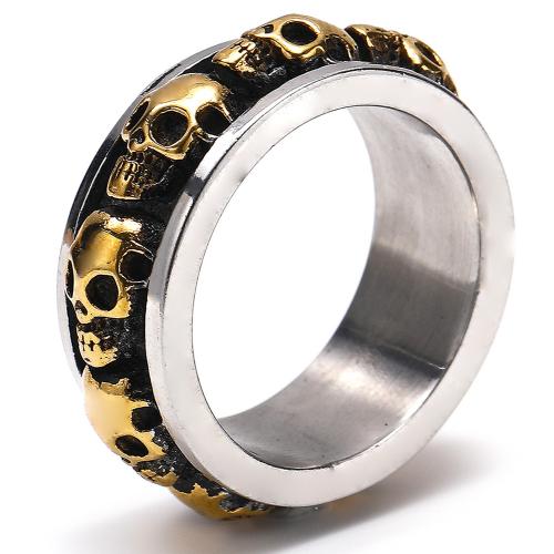 Titantium Steel finger ring, Titan Stål, plated, Unisex & olika storlek för val, fler färger för val, Säljs av PC