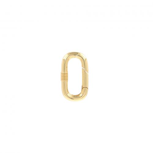 Brass Snap Clasp, 18K gold plated, fashion jewelry & DIY, nickel, lead & cadmium free, 13.50x24.30x3mm, Sold By PC