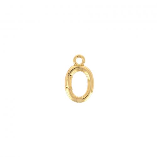 Brass Snap Clasp, 18K gold plated, fashion jewelry & DIY, nickel, lead & cadmium free, 10x16.50x2.50mm, Sold By PC