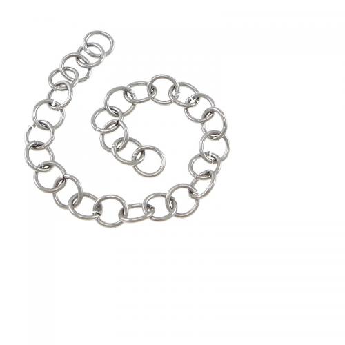 Stainless Steel Jewelry Chain, 304 Stainless Steel, different size for choice, 100m/Lot, Sold By Lot