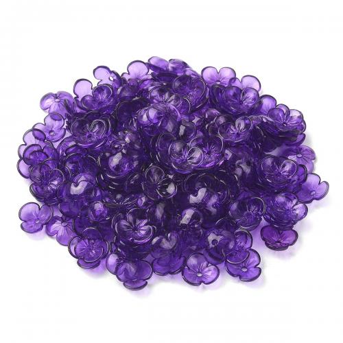 Spacer Beads Jóias, acrilico, Flor, DIY, Mais cores pare escolha, 200PCs/Bag, vendido por Bag