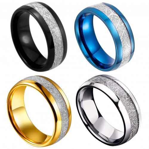 Палец кольцо из нержавеющей стали, Нержавеющая сталь 304, Другое покрытие, Мужская & разный размер для выбора & Эпоксидная стикер, Много цветов для выбора, продается PC
