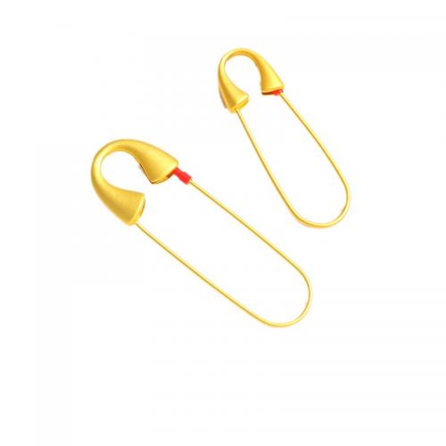 Brass Safety Pin plated gold Sold By PC