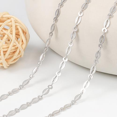 Stainless Steel Necklace Chain 304 Stainless Steel electrolyzation DIY nickel lead & cadmium free Approx Sold By Bag