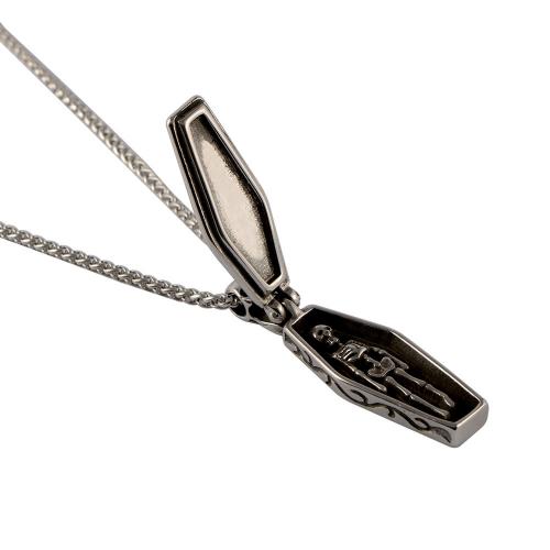 Edelstahl Schmuck Halskette, 304 Edelstahl, poliert, Modeschmuck & verschiedene Stile für Wahl & für den Menschen, keine, verkauft von PC