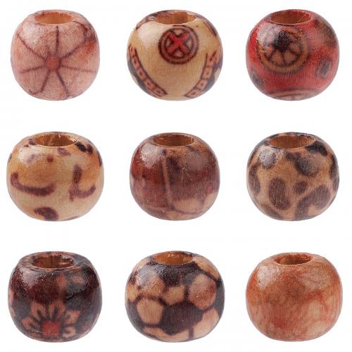 Wood Beads, Round, DIY, more colors for choice, 100PCs/Bag, Sold By Bag