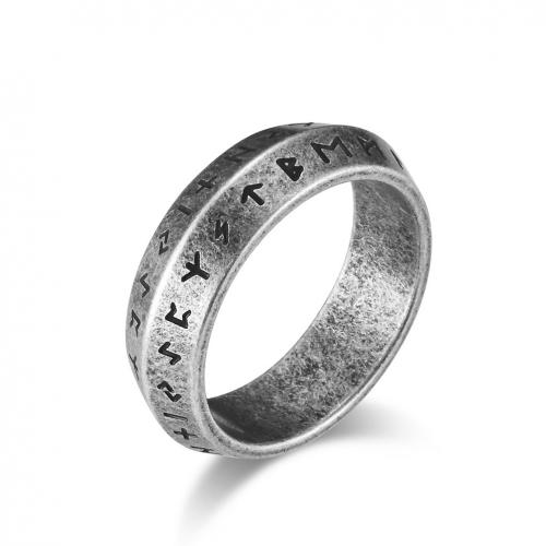 Titanium Čelik Finger Ring, uglađen, bez spolne razlike & različite veličine za izbor & emajl, više boja za izbor, Prodano By PC