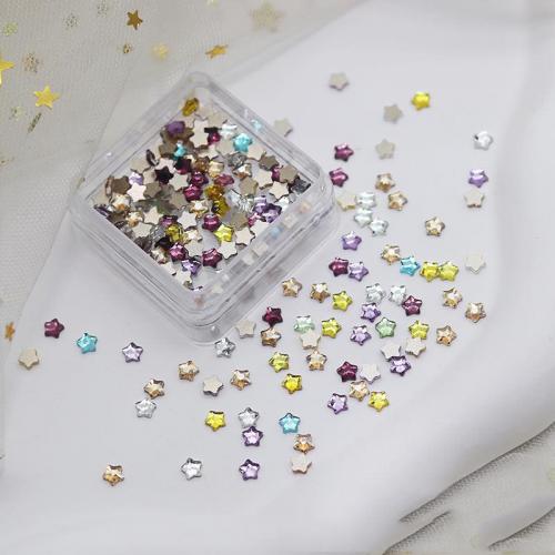 3D Nail Art Decoration Glass Star DIY  Approx Sold By Bag